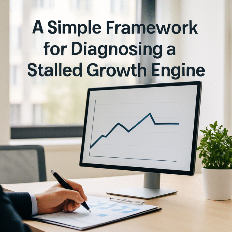 A Simple Framework for Diagnosing a Stalled Growth Engine
